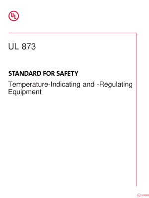 UL 873 PDF UL 873 PDF